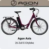 Agon Axis E-Bike 26 Zoll Citybike Damen Herren 140 - 165 cm Produktbild-Vorschau 2