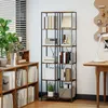 HOMCOM Boekenrek, set van 2, boekenrek met 6 niveaus, Productafbeelding-voorbeeld 2