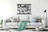 MuchoWow® Textilposter Marmor - Muster - Grau - Marmoroptik Produktbild-Vorschau 3