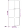vidaXL Schiebetür Schwarz 102,5x205 cm Hartglas und Produktbild-Vorschau 7