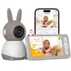 Babyphone mit Kamera 2K 5 Zoll WLAN Video babyfone PTZ 360° Produktbild-Vorschau 1