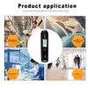 Collage showing different applications of a thermometer. Produktbild-Vorschau