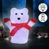 Figurine Lumineuse LED en Acrylique Décoration de Noël Ours Voir les images du produit 2