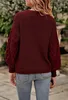 ASKSA Damen Pullover Laternenaermeln Strickpullover Produktbild-Vorschau 5