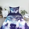 Blue Wolf Kuschelige Bettwäsche Polyester, 140x200 cm & Produktbild-Vorschau 3
