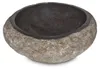 Top Serie Flussstein Handwaschbecken Naturstein Waschschale Produktbild-Vorschau 1