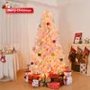 LEADZM 180cm Künstlicher Weihnachtsbaum mit Beleuchtung LED Produktbild-Vorschau 8