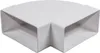 Kanał powietrza wywiewanego płaski 55x110mm kąt 90° Podgląd zdjęcia produktu 1