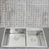 Lavello da cucina in acciaio inossidabile, da incasso, Anteprima dell’immagine prodotto 2