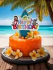 Topper per torta a punto - 16,5x13cm Compleanno Anteprima dell’immagine prodotto 4