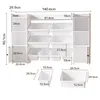 BEALIFE Kinderregal mit Schubladen 140x30x90 cm | Produktbild-Vorschau 2