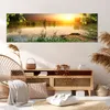 Bild auf Leinwand - Leinwandbild - Brücke See - 160x50cm - Produktbild-Vorschau 7