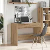 vidaXL Schreibtisch Artisan-Eiche 101x50x76,5 cm Produktbild-Vorschau 3