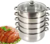 26cm 5-poziomowy szybkowar ze stali nierdzewnej garnek do Podgląd zdjęcia produktu 4