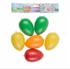6 plastových veľkonočných vajíčok 9 cm Farebné veľkonočné Náhľad obrázku produktu 2