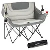 Relaxdays Camping Bank, faltbar, Tragetasche, Produktbild-Vorschau 1