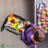 VOUNOT Einkaufstrolley Klappbar mit 6 Räder, Treppensteiger Produktbild-Vorschau 4