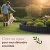 Floranica Bordure de jardin en bois flexible 20 x 200 cm Voir les images du produit 6