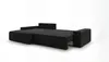 CORNERO Ecksofa mit schlaffunktion VERONA links schwarz Produktbild-Vorschau 5