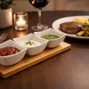 Dipschalen Set 4er mit Bambus Tablett Keramik Schalen Tapas Produktbild-Vorschau 10