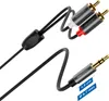 deleyCON 5m Klinke zu Cinch RCA Kabel 3,5mm Audiokabel Produktbild-Vorschau 2