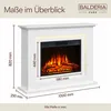 Cheminée électrique sur pied BALDERIA Finn – Puissance de Voir les images du produit 8
