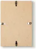 The back of a frameless picture frame with metal clips. Produktbild-Vorschau