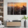 DEQORI Glasbild Echtglas 3x50x100 cm 'Goldene Produktbild-Vorschau 3