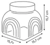 Dekorative Glasvorratsdose, 2,4 Liter, Akazienholzdeckel, Produktbild-Vorschau 5