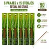 XL Citronella Räucherstäbchen – 6er-Pack – 90 Stück – 40 cm Produktbild-Vorschau 5