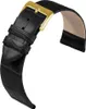 Eulit Rainbow Uhrenarmband Kalbsleder schwarz Krokoprägung Produktbild-Vorschau 1
