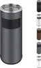 WELLGRO 2 in 1 Standaschenbecher Edelstahl für draußen – Produktbild-Vorschau 1