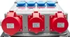A close-up, front-facing view of a power distribution unit with multiple outlets. Anteprima dell’immagine prodotto