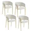 Set di 4 sedie da pranzo Flieks, con gambe inclinate, Anteprima dell’immagine prodotto 6
