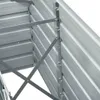 Close-up view of the metal structure of a raised garden bed. Produktbild-Vorschau