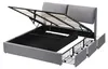 Bekleed bed 160 x 200 cm van fluweel met bedbox met Productafbeelding-voorbeeld 16
