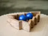 2er Set KERZENKUGEL BLAU 4,5 cm blau Produktbild-Vorschau 4