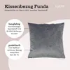 Lycce Kissenbezüge FUNDA 50x50 Retro Samt Kissenbezug Produktbild-Vorschau 1