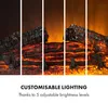 Klarstein Dekoratívny krb s LED plameňmi, elektrický krb s Náhľad obrázku produktu 7