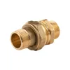 Messing Gewinde-Fitting Verschraubung gerade flachdichtend Produktbild-Vorschau 2