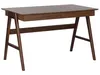 BELIANI Psací stůl hnědý 120 x 70 cm 2 zásuvky moderního Náhled obrázku produktu 1