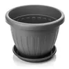BigDean 6x Blumentopf mit Untersetzer rund ø40xH31 cm Produktbild-Vorschau 4