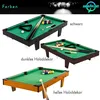 GamesPlanet® Mini kulečník pool, 92 x 52 x 19 cm, hnědá Náhled obrázku produktu 10