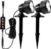 2er Set LED Teichbeleuchtung Unterwasser Lampe Dimmbar Produktbild-Vorschau 2