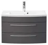 Badmöbel Bella 80 mit runder Front SoftClose anthrazit : Produktbild-Vorschau 6