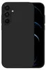 A black smartphone case is shown with the phone partially visible on the right side. Produktbild-Vorschau