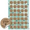 5 x 35 Geschenkaufkleber rund - 3,2 cm selbstklebend - Produktbild-Vorschau 3