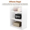 SONNI Cassettiera bianca 120x40x75cm, cinque cassetti, Anteprima dell’immagine prodotto 8
