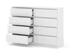 Kommode MAJA S8 140 cm Weiß Matt Sideboard Highboard Produktbild-Vorschau 2