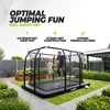 Trampolino da terra premium con rete di sicurezza – Anteprima dell’immagine prodotto 9